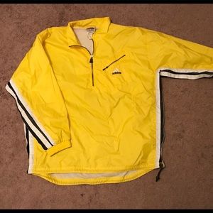 RARE FIND YELLOW OVERSIZED ADIDAS WINDBREAKER